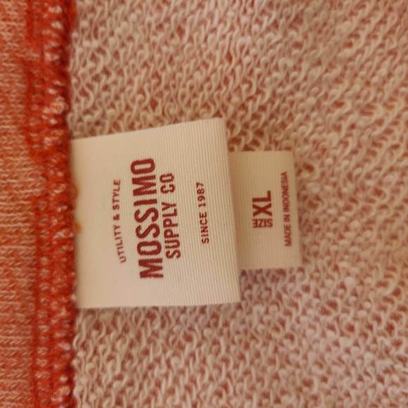 MOSSIMO DISTRESSED CORAL PULLOVER - XL - Picture 3 of 3